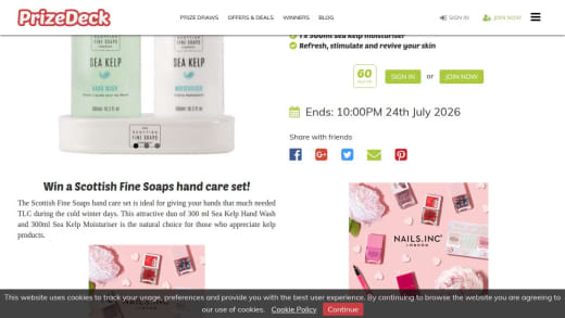 Scottish Fine Soaps Hand Care Set