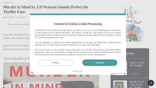 Copies Of Murder In Mind By J.D Pearson