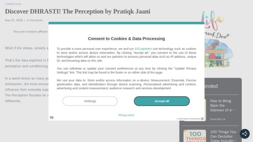 DHRASTI! The Perception Book Copy