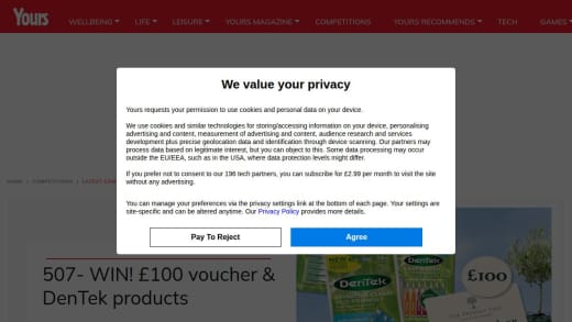 DenTek Products and Gift Voucher for a Tree