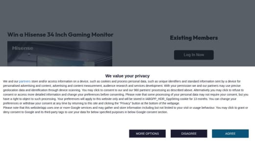 Hisense 34 Inch Gaming Monitor