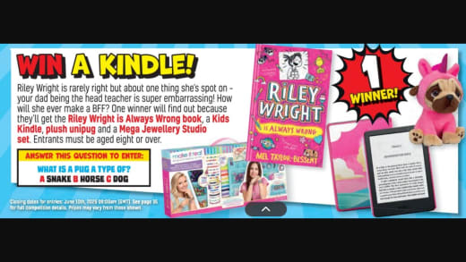 Kids Kindle, Jewellery Studio, Plush Toy, and Book