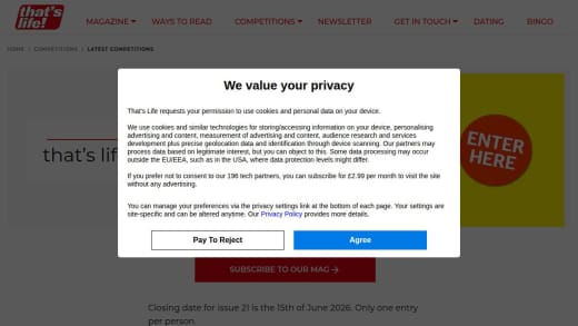 Magazine Subscription/Issue