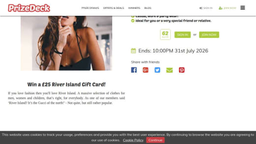 River Island E-Gift Card