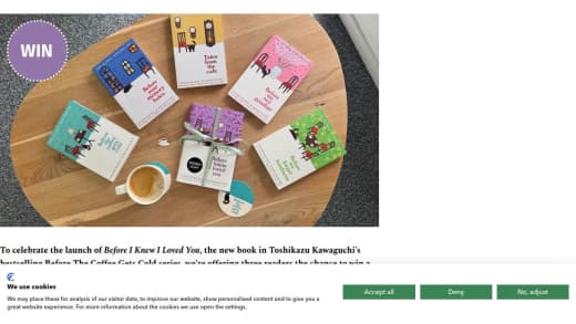 Book and Merchandise Bundle for Before The Coffee Gets Cold Series