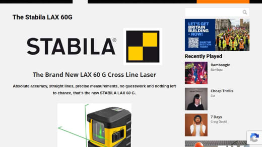 Stabila Lax 60 G Cross Line Laser