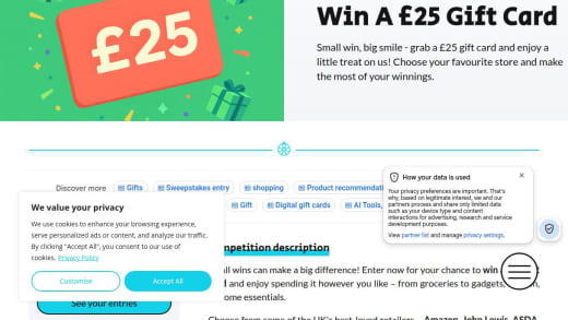 Retailer Gift Card