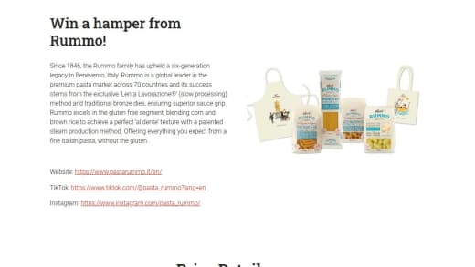 Gluten Free Pasta Hamper