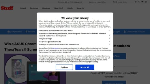 Asus Chromebook and TheraTears Screen Eyes