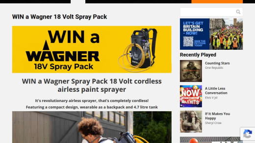 Wagner Spray Pack 18 Volt Airless Paint Sprayer