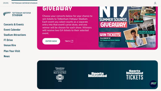 Concert Tickets At Tottenham Hotspur Stadium