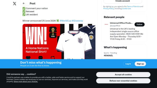 Home Nations Football Shirt