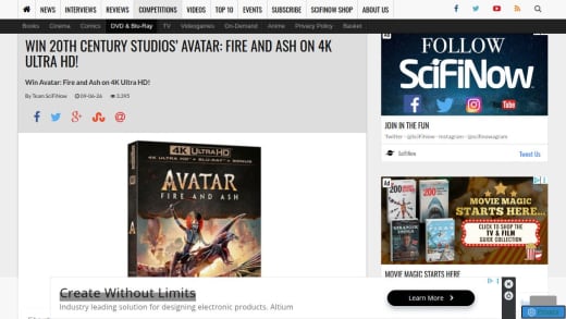 Avatar: Fire And Ash on 4K Ultra HD