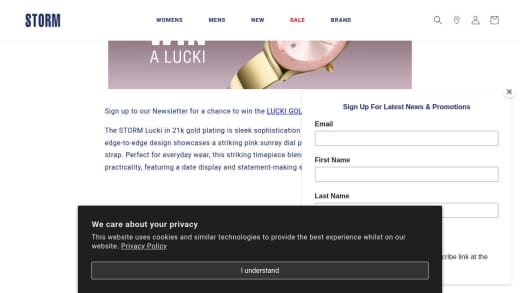 Lucki Gold Pink Watch