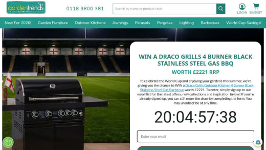 Draco Grills 4 Burner Black Stainless Steel Gas Barbecue
