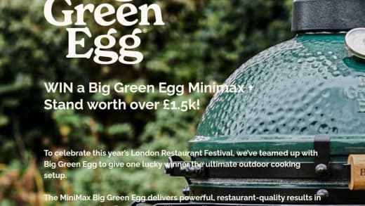 Big Green Egg Minimax with Stand
