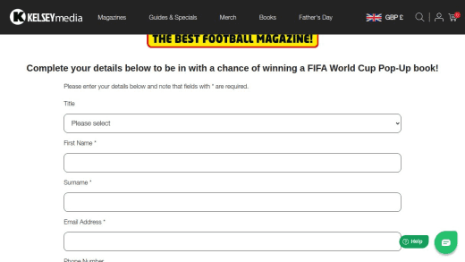 Fifa World Cup Pop-Up Book