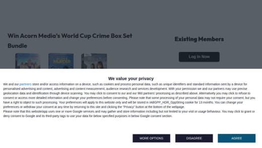 Acorn Media World Cup Crime Box Set Bundle