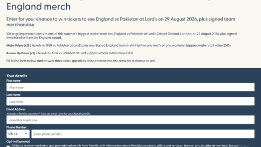 Cricket Match Tickets and Signed Merchandise