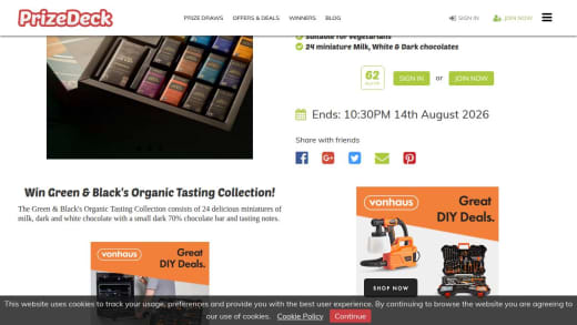Green & Black's Organic Chocolate Collection