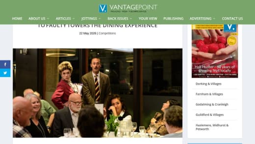 Tickets to Faulty Towers The Dining Experience
