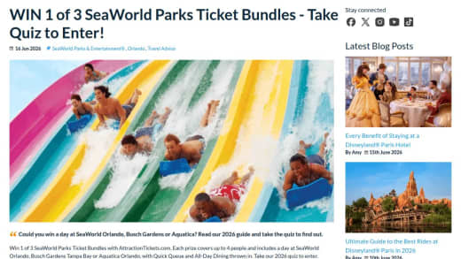 SeaWorld Parks Ticket Bundle