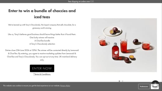 Chocolate and Iced Tea Bundle