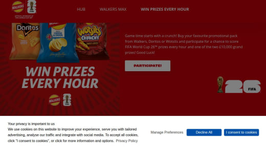 Fifa World Cup 26 Themed Prizes and Cash Prizes