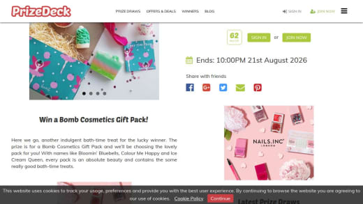 Bomb Cosmetics Gift Pack