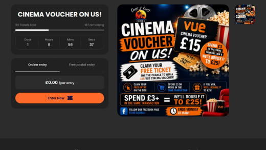 Vue Cinema Voucher