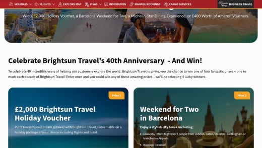 Travel Prize Package (Holiday Voucher, Barcelona Trip, Amazon Vouchers, Dining Experience)