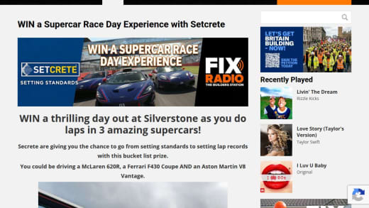 Supercar Race Day Experience Voucher