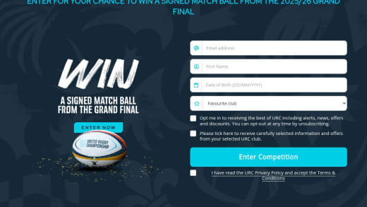 Signed Match Ball From The Urc Grand Final