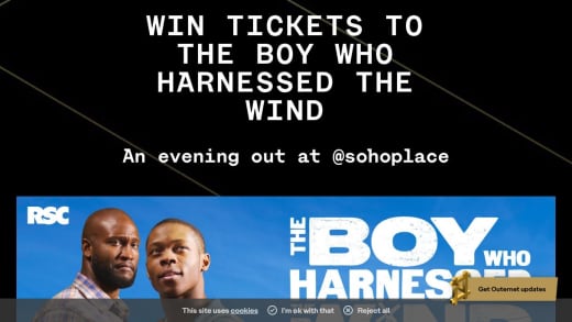 Two Tickets To The Boy Who Harnessed The Wind