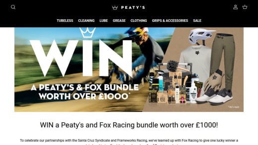 Fox Racing Kit and Peaty's Product Bundle
