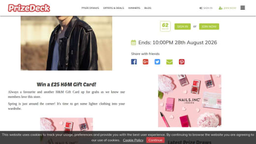 H&M Gift Card