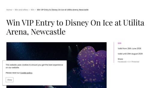 VIP Disney On Ice Tickets for Four