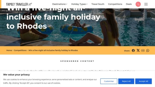 All-Inclusive Family Holiday To Rhodes