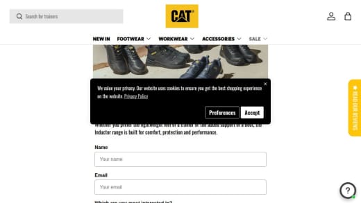 Pairs Of Caterpillar Shoes Or Boots