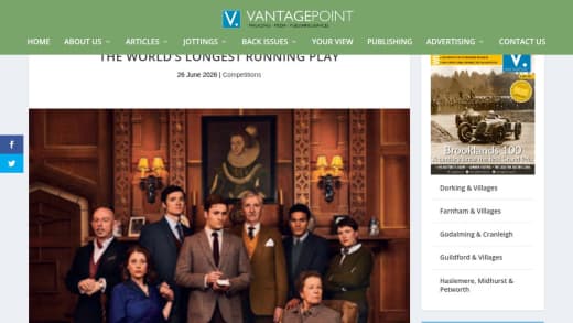 Weekday Performance Tickets for The Mousetrap in London
