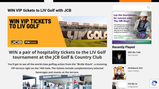 VIP Hospitality Tickets to LIV Golf Tournament
