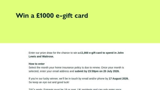 John Lewis Waitrose Gift Card