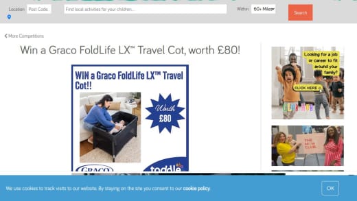 Graco Foldlife LX Travel Cot