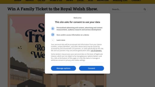 Family Ticket To The Royal Welsh Show