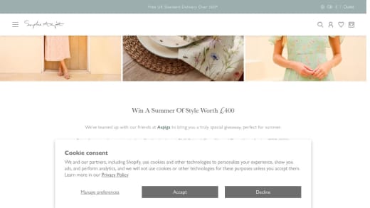 Aspiga Dress and Sophie Allport Voucher