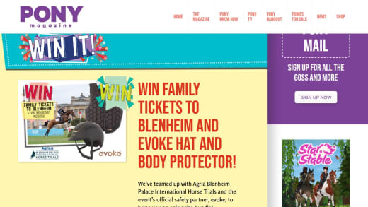 Blenheim Family Tickets and Evoke Safety Gear