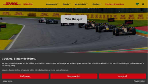 Formula 1 Merchandise Prize Pack