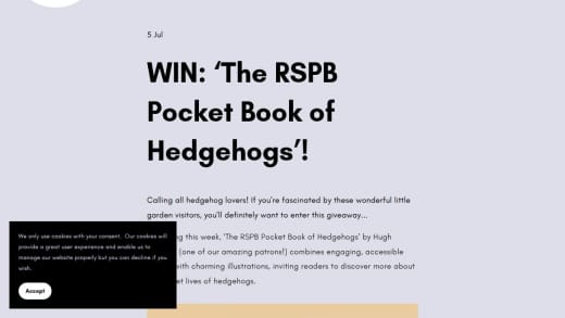 RSPB Pocket Book of Hedgehogs