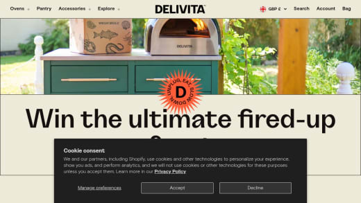 Delivita Flow Dual Fuel Oven
