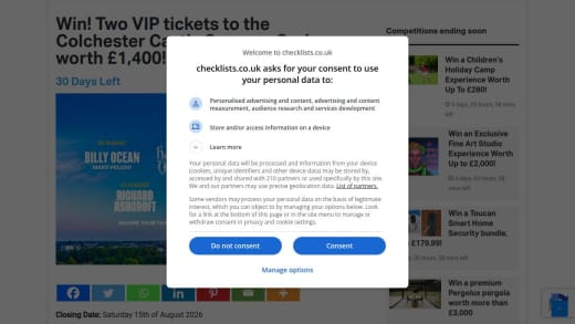 Vip Tickets To The Colchester Castle Summer Series